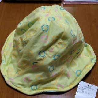 ラーゴム(LAGOM)の新品タグ付き☆SM2ラーゴム 花柄リバーシブルHAT イエロー(帽子)