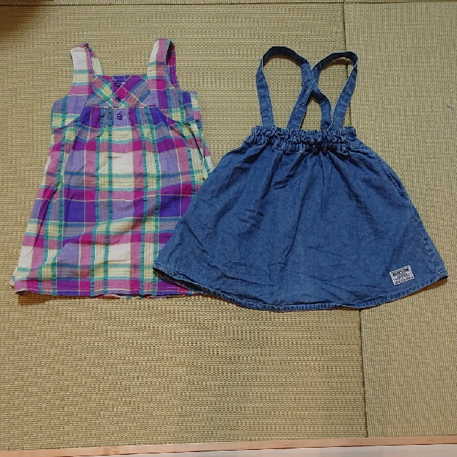 F.O.KIDS(エフオーキッズ)のワンピース 100 ２点 BOBSON  F.O.KIDS キッズ/ベビー/マタニティのキッズ服女の子用(90cm~)(ワンピース)の商品写真