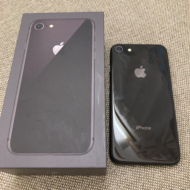 iPhone8 space gray 64GB SIMフリー