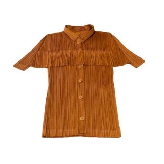 プリーツプリーズイッセイミヤケ(PLEATS PLEASE ISSEY MIYAKE)のpleats please イッセイ ミヤケ　フリンジ　トップス　羽織り(シャツ/ブラウス(半袖/袖なし))