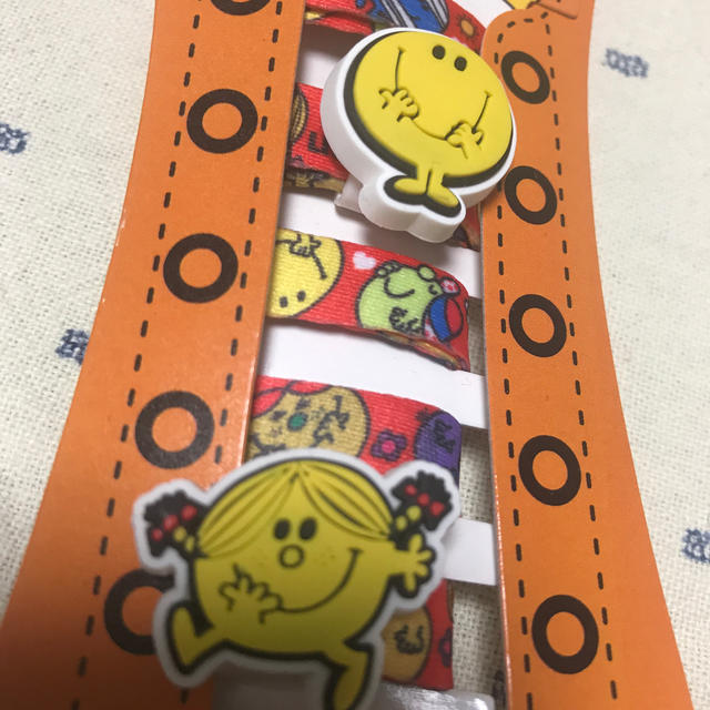 【未使用】靴紐　シューアップ　MR.MEN LITTLE MISS 正規品 レディースの靴/シューズ(その他)の商品写真