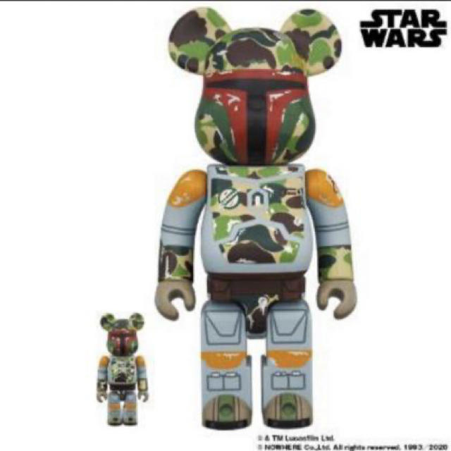 STAR WARS BAPE BE@RBRICK 100% & 400% SET