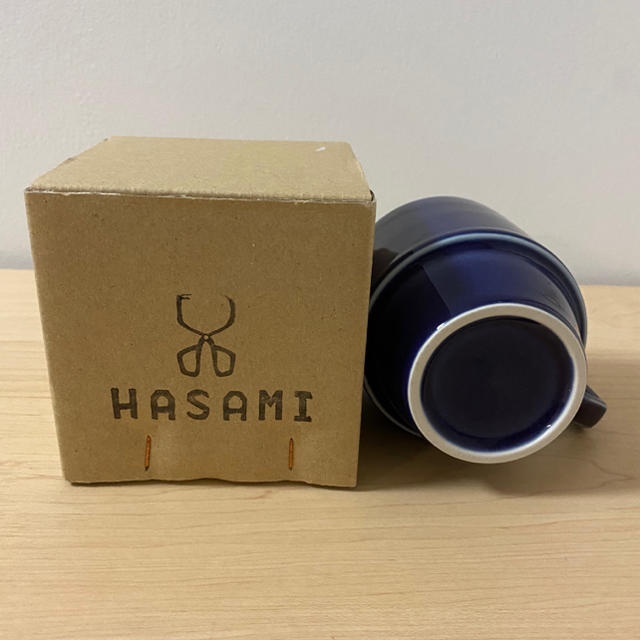 HASAMI(ハサミ)の波佐見焼 HASAMI ブロックマグ パープル インテリア/住まい/日用品のキッチン/食器(食器)の商品写真