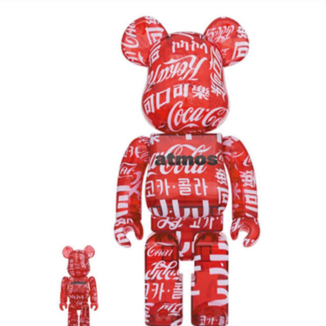 フィギュアBE@RBRICK atmos × Coca-Cola  100％ & 400％