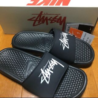 ステューシー(STUSSY)の25.0cm NIKE BENASSI STUSSY ナイキ ステューシー(サンダル)