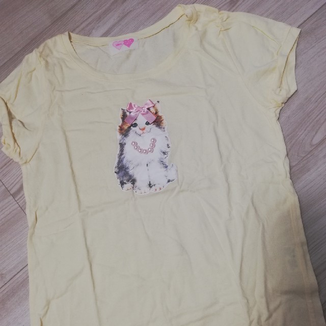 NILE PERCH(ナイルパーチ)の【 本日迄の出品】NILE PERCH 猫ちゃんTシャツ レディースのトップス(Tシャツ(半袖/袖なし))の商品写真