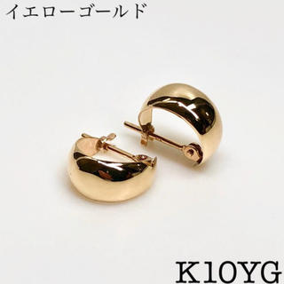 アガット(agete)のk10 ピアス フープ(ピアス)