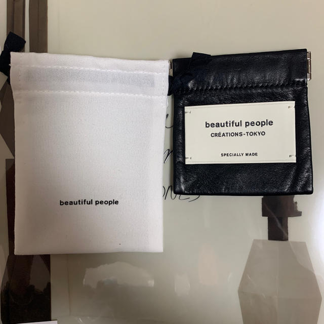 値下げ　beautiful people コインケース　ブラック