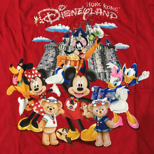 Disney(ディズニー)の香港　ディズニー　Tシャツ　未使用 レディースのトップス(Tシャツ(半袖/袖なし))の商品写真