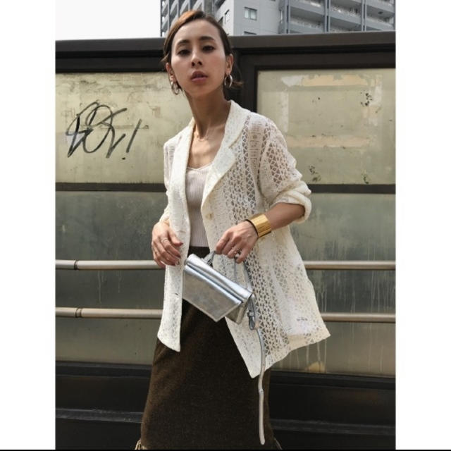 Ameri VINTAGE(アメリヴィンテージ)のameri  ASSORT LACE JACKET 美品 レディースのジャケット/アウター(テーラードジャケット)の商品写真