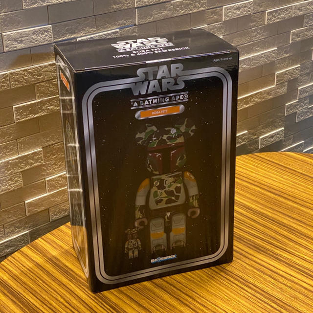 BE@RBRICK BAPE BOBA FETT 100％ & 400％　新品