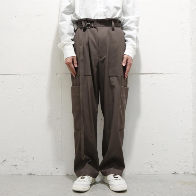 UNUSED(アンユーズド)のURU ウル cotton gabardine fatigue pants メンズのパンツ(ワークパンツ/カーゴパンツ)の商品写真