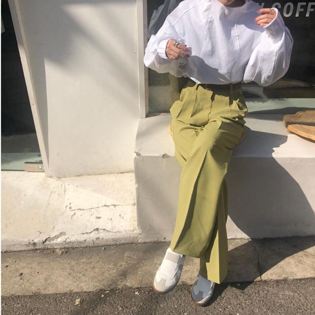 No Name  ピスタチオパンツ pistachio pants