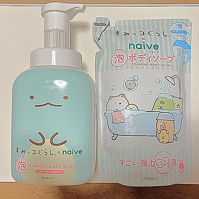 サンエックス(サンエックス)のすみっコぐらし✖︎naive 泡ボディソープ コスメ/美容のボディケア(ボディソープ/石鹸)の商品写真