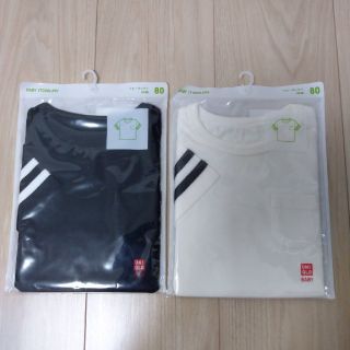 おんぷ♪様専用☆新品、未使用☆ユニクロ　半袖Ｔシャツ80cm(Ｔシャツ)