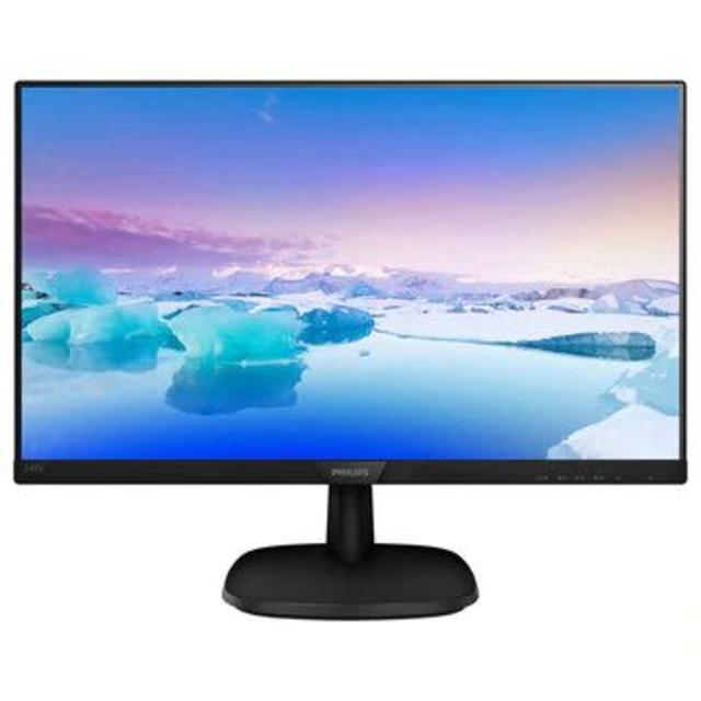 PHILIPS 23.8型ワイド液晶ディスプレイ ブラック 5年間フル保証ディスプレイ