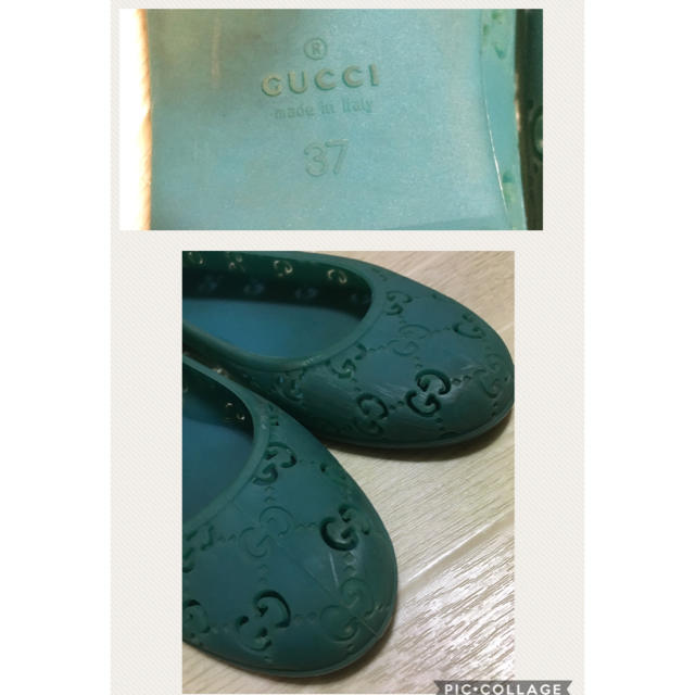 Gucci(グッチ)のGucci GG ラバー フラット シューズ レディースの靴/シューズ(バレエシューズ)の商品写真