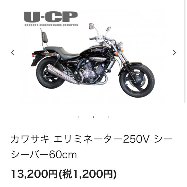 エリミネーター250V用シーシーバー