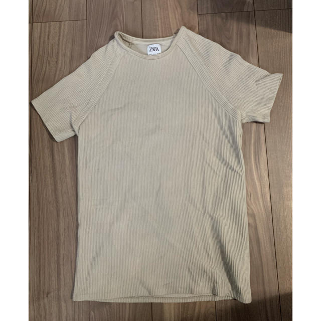 ZARA(ザラ)のZARA Tシャツ　リブTシャツ メンズのトップス(Tシャツ/カットソー(半袖/袖なし))の商品写真