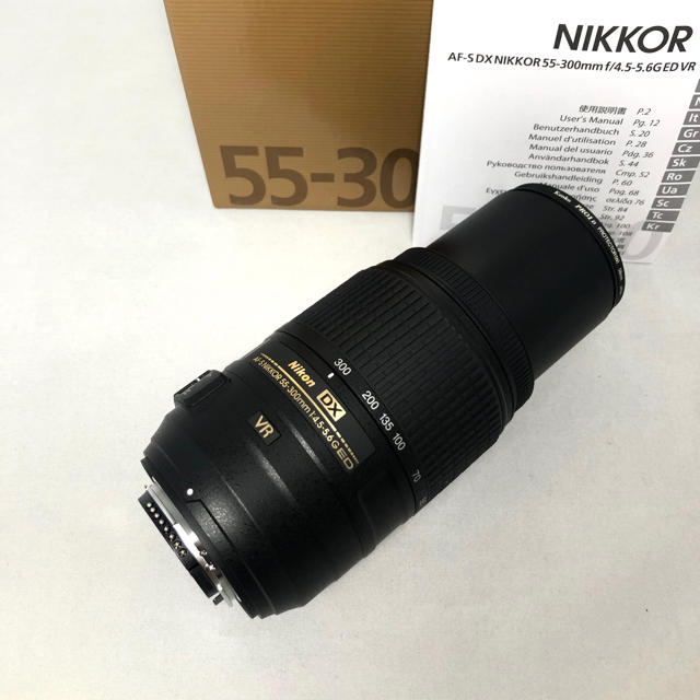 Nikon(ニコン)のNikon AF-S DX 55-300mm f/4.5-5.6G ED VR スマホ/家電/カメラのカメラ(レンズ(ズーム))の商品写真