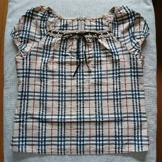 バーバリー(BURBERRY)のBURBERRY LONDON（子供用）チェックブラウス(ブラウス)