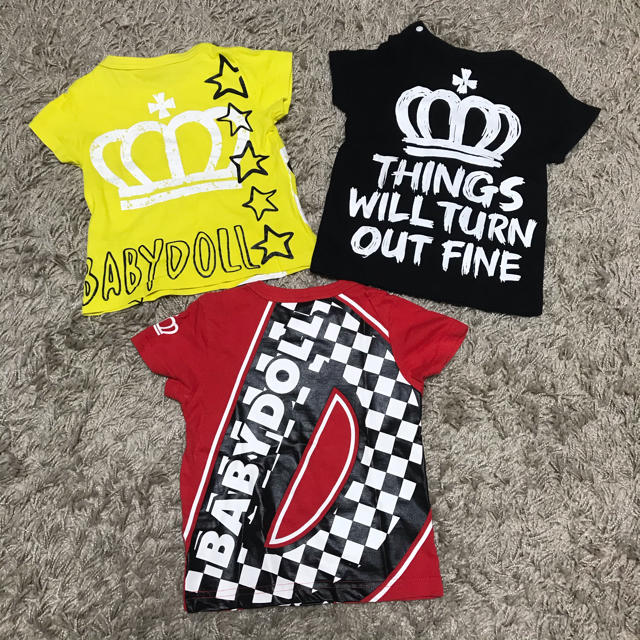 代引不可】 西松屋 ベビードール Tシャツ 半袖 トップス ベビー