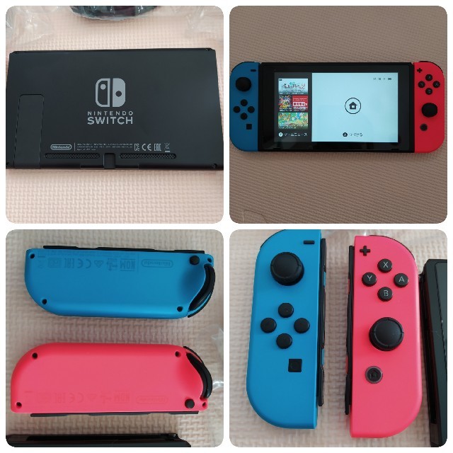 Nintendo Switch(ニンテンドースイッチ)のnintendo switch ネオン 本体 エンタメ/ホビーのゲームソフト/ゲーム機本体(家庭用ゲーム機本体)の商品写真