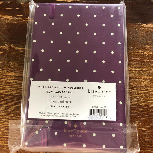 kate spade new york(ケイトスペードニューヨーク)の☆ケイトスペード　ミニノート☆ インテリア/住まい/日用品の文房具(ノート/メモ帳/ふせん)の商品写真