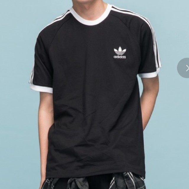 adidas(アディダス)のスリーストライプスTシャツ アディダスオリジナル メンズのトップス(Tシャツ/カットソー(半袖/袖なし))の商品写真