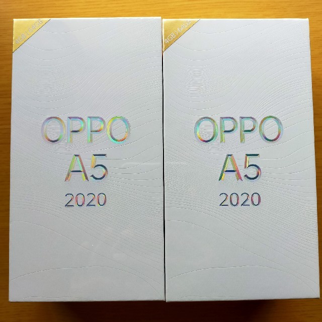 未開封未使用　OPPO A5 2020 ブルー×2台　残債無