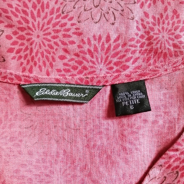 Eddie Bauer(エディーバウアー)のエディーバウアー ワンピース♪♪ノースリーブ 花柄 レディースのワンピース(ひざ丈ワンピース)の商品写真