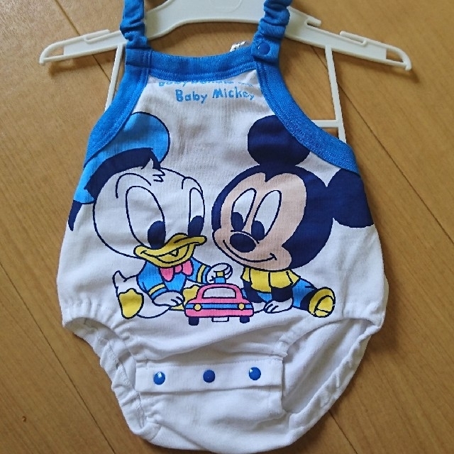 Disney(ディズニー)のDisney ミッキー ドナルド 新生児 ロンパース 70-80㎝ キッズ/ベビー/マタニティのベビー服(~85cm)(ロンパース)の商品写真