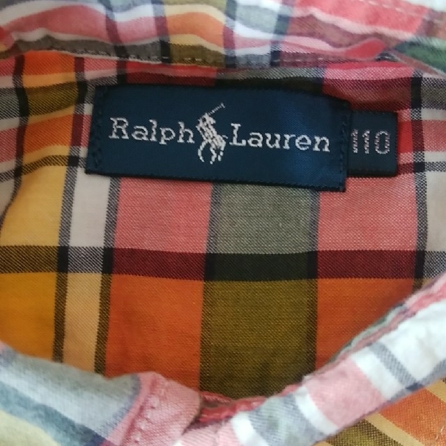 Ralph Lauren(ラルフローレン)の110cm ラルフ 半袖シャツ キッズ/ベビー/マタニティのキッズ服男の子用(90cm~)(Tシャツ/カットソー)の商品写真