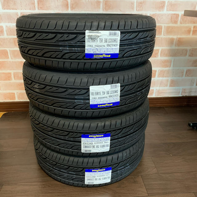 新品　165/55R15   4本。