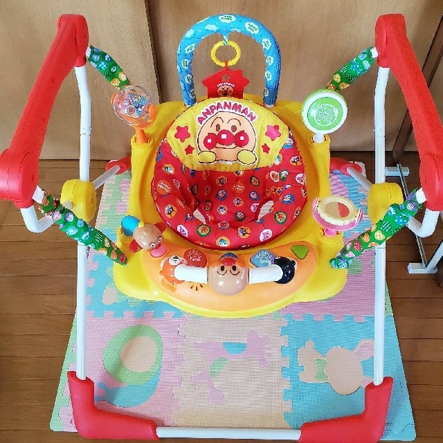 送料込み】アンパンマンベビージャンパー(説明書・箱あり、動作確認 送料込み】アンパンマンベビージャンパー(説明書・箱あり、動作確認