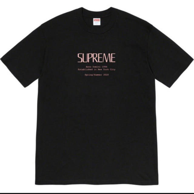 SUPREME Anno Domini Tee 黒 Mサイズ