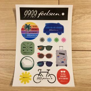 フォーナインズ(999.9)の999.9 feelsun ステッカー(シール)