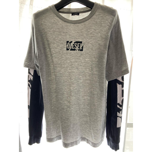 DIESEL(ディーゼル)のDIESEL 重ね着風ロンT メンズのトップス(Tシャツ/カットソー(七分/長袖))の商品写真