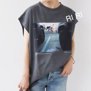 プラージュ(Plage)のプラージュ ジェーンスミス グレー SP OVER ノースリーブ2(Tシャツ(半袖/袖なし))