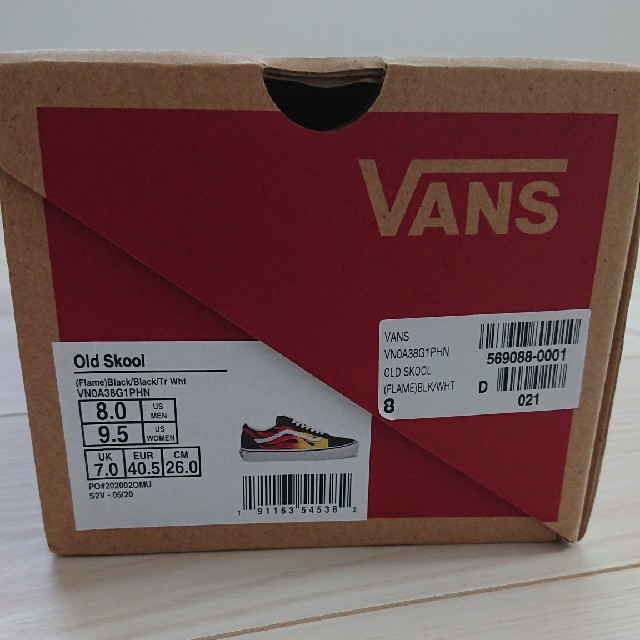 VANS OLD SKOOL オールドスクール FLAME 黒