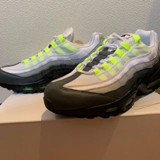 ナイキ(NIKE)のNike By You Air Max 95 イエローグラデ風 26.5cm(スニーカー)