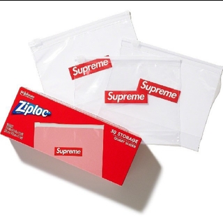 シュプリーム(Supreme)の【 Red 】 Supreme / Ziploc Bags ジップロック 3枚(収納/キッチン雑貨)