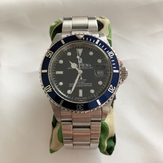 腕時計(アナログ)BAPEX サルマリーナ 初期 APE ROLEX サブマリーナオマージュ