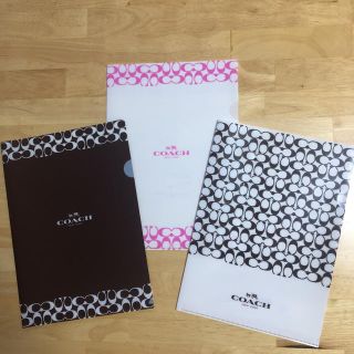 コーチ(COACH)のコーチ　COACH クリアファイル　３枚組(クリアファイル)