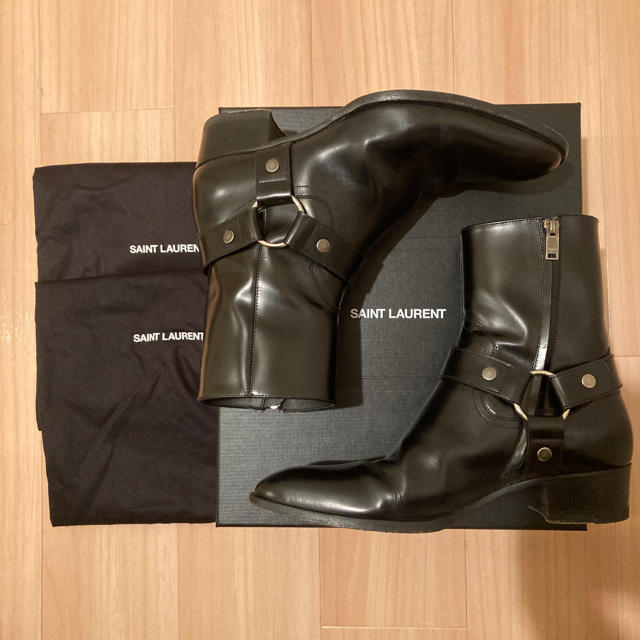 オリジナル Saint Laurent リングブーツ サンローラン - ブーツ