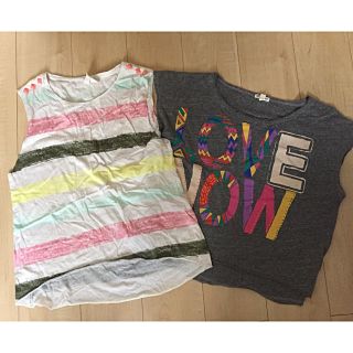 エイチアンドエム(H&M)のH&M   FOREVER21   Ｔシャツ  ２枚セット(Tシャツ(半袖/袖なし))