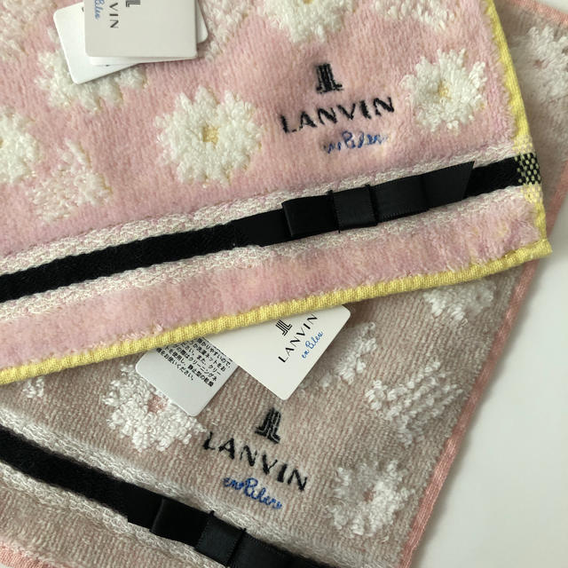 LANVIN en Bleu(ランバンオンブルー)の新品🎀 LANVIN en Bleu ミニタオル レディースのファッション小物(ハンカチ)の商品写真