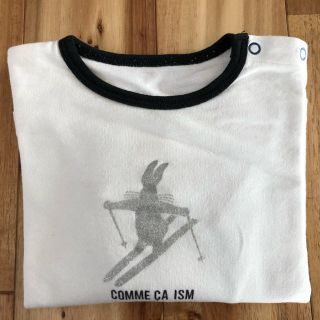 コムサイズム(COMME CA ISM)のCOMME CA ISM キッズロングシャツ　80㎝(Ｔシャツ)