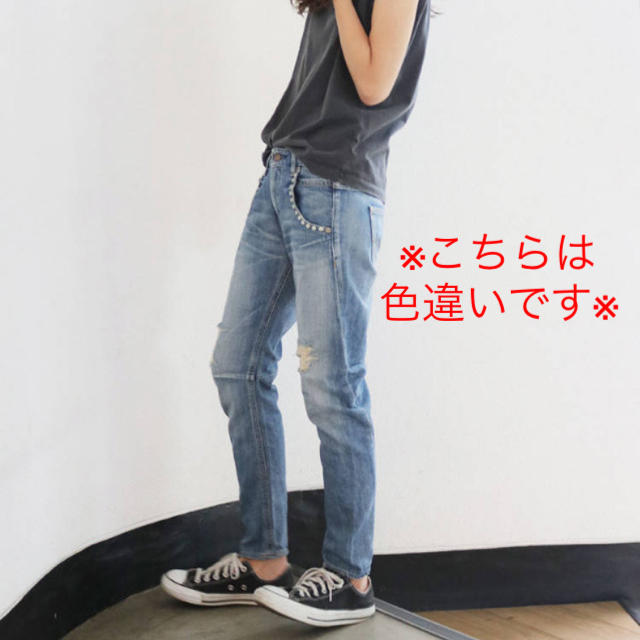 アングリッド スタッズサルエルデニム  size 25  DI81