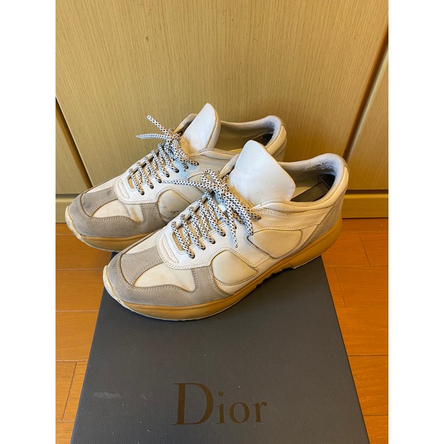 DIOR HOMME(ディオールオム)の正規 16SS Dior Homme ディオールオム レザー スニーカー メンズの靴/シューズ(スニーカー)の商品写真